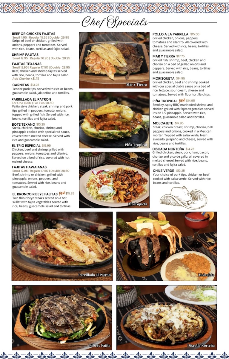 El Bronco | Mexican Restaurant Menu 5