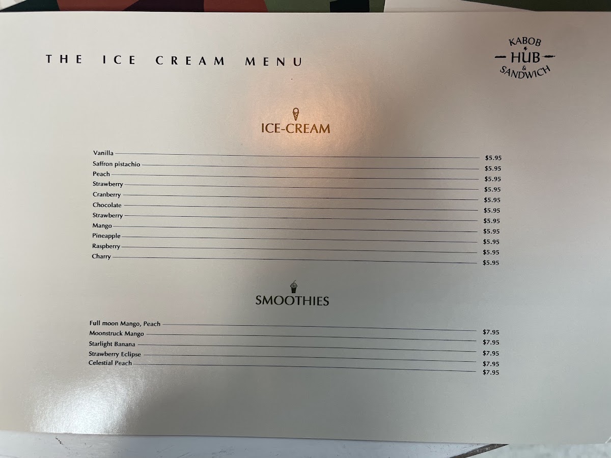 Kabob Hub & Sandwich (Under New Management) Menu 1